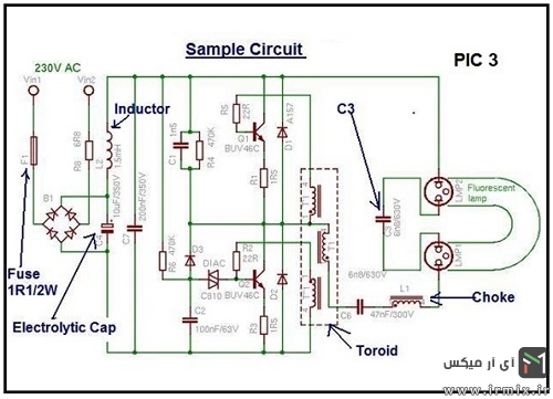 تعمیر لامپ کم مصرف