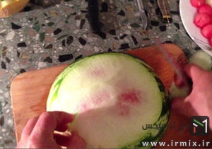 تزیین هندوانه شب یلدا