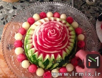 تزیین هندوانه شب یلدا