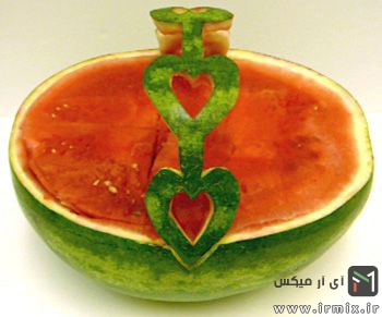 تزیین هندوانه شب یلدا