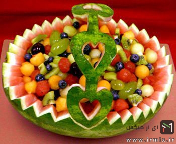 تزیین هندوانه شب یلدا