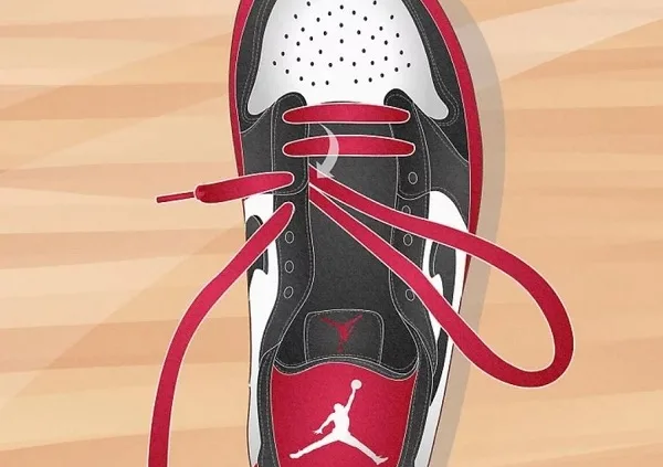 آموزش بستن بند کفش جردن بدون ساق به روش Bar Lacing