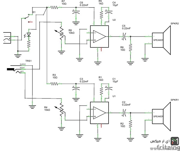 مدار را به برد لحیم کنید