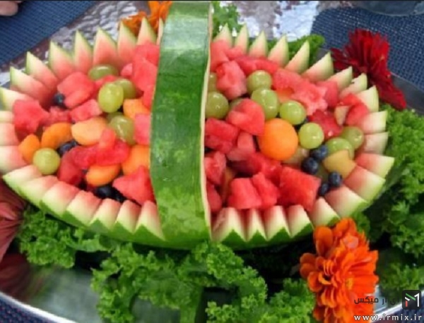 تزیین میوه شب یلدا