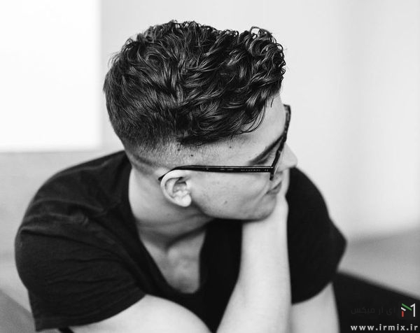 Short Textured Men’s Haircut For Curly Hair