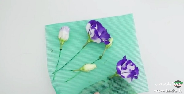 خشک کردن گل در فر