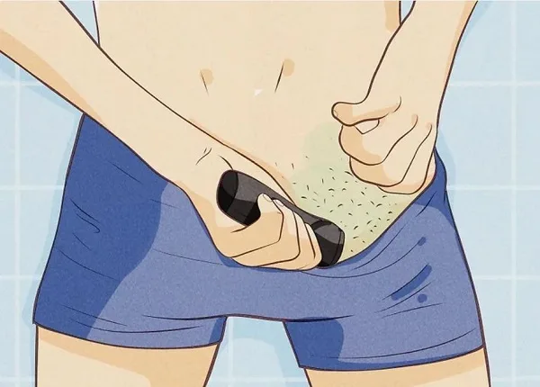زدن موی بدن و باسن مردان