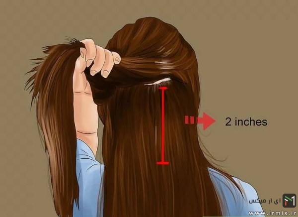 جمع کردن موها در بالای سر