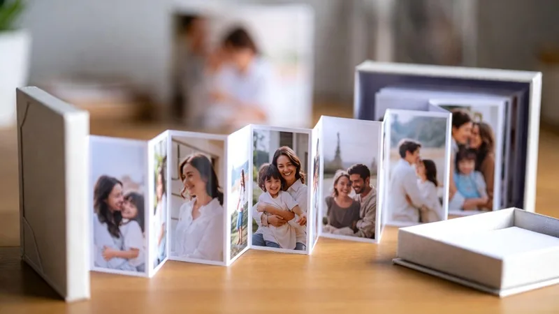 آلبوم عکس آکاردئونی برای کادو روز مادر