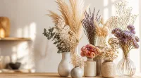 10 تا از بهترین نوع گل خشک برای گلدان