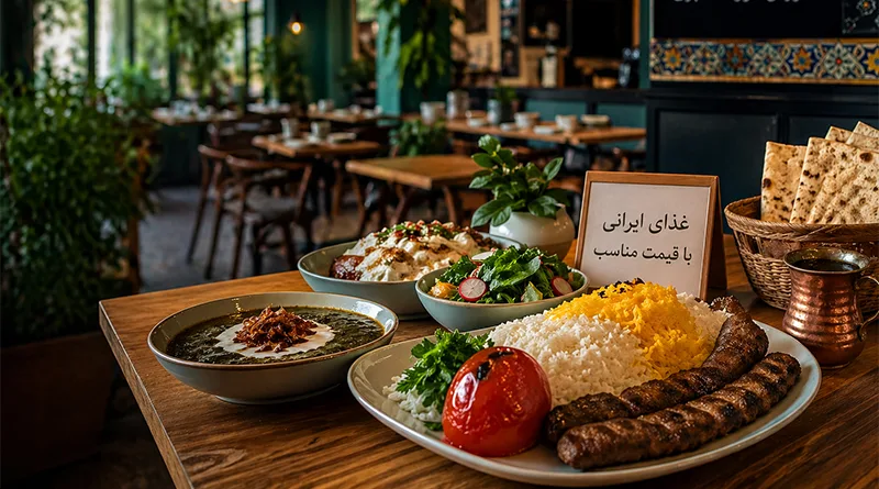 بهترین رستوران های اقتصادی و قیمت مناسب تهران