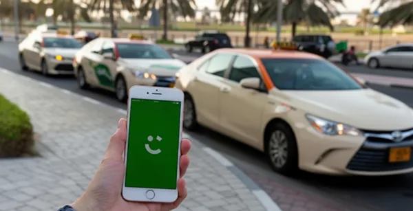 برنامه کریم و هلا تاکسی در دبی برای گرفتن تاکسی