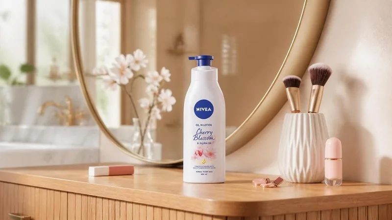 لوسیون بدن خوشبو کننده نیوآ مدل Cherry Blossom (Nivea)