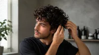 آموزش حالت دادن موی فر مردانه