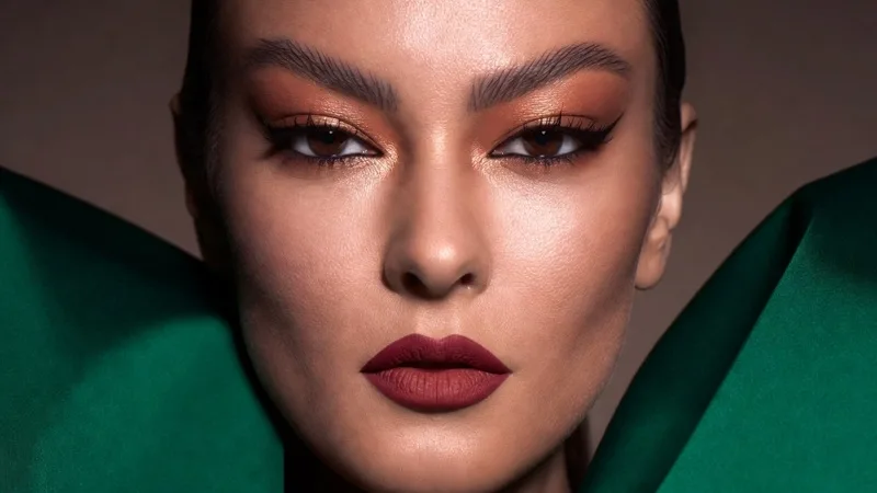 میکاپ با سبز زمردی