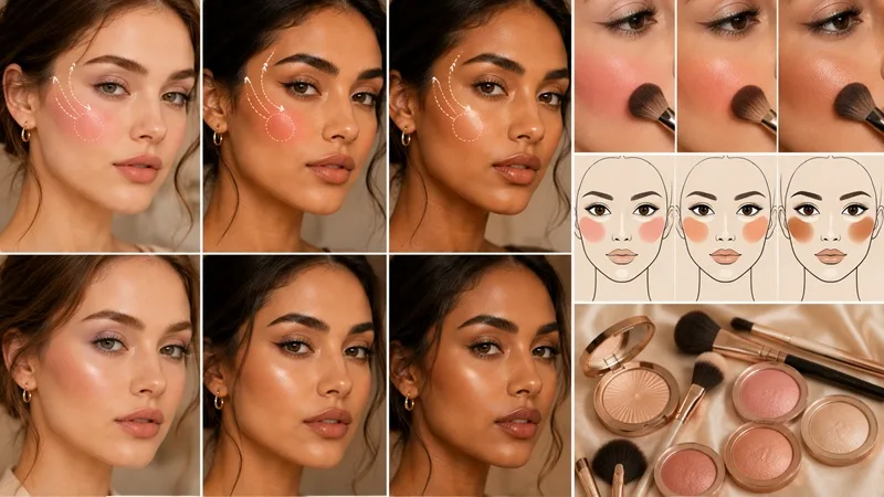 فرم&zwnj; دهی صورت، رژ گونه و هایلایتر برای لباس کرم