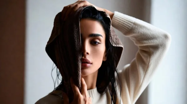 آموزش خشک کردن مو بدون سشوار
