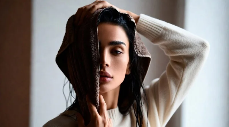 آموزش خشک کردن مو بدون سشوار (بدون آسیب زدن به مو)
