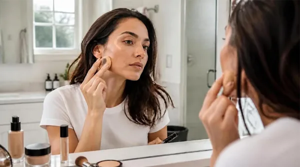 چگونه خال های صورت را با آرایش بپوشانیم؟