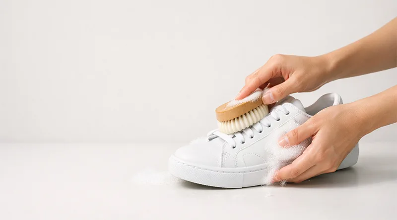 آموزش نحوه شستن کفش کتانی با دست (مرحله به مرحله)