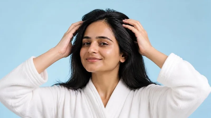 موها را خشک کنید و واکنش پوست را بررسی کنید