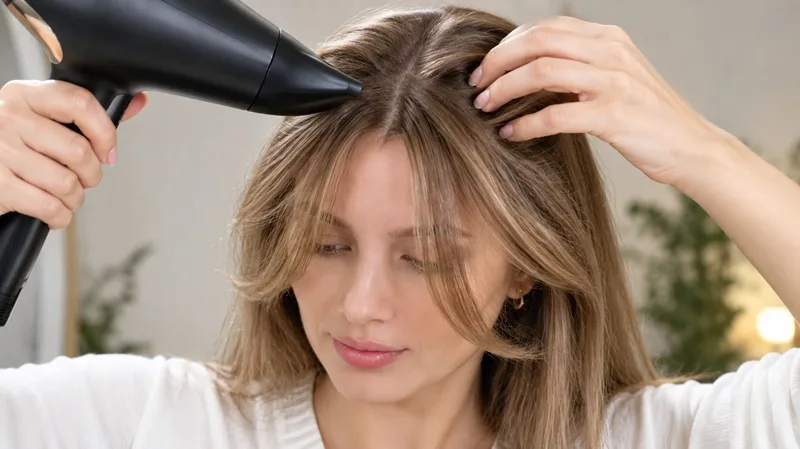 خشک کردن اصولی ریشه موها
