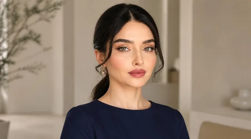 سایه شامپاینی، رژ بلک هانی کلینیک، رژگونه هلویی، مناسب برای لباس&zwnj; های ساده