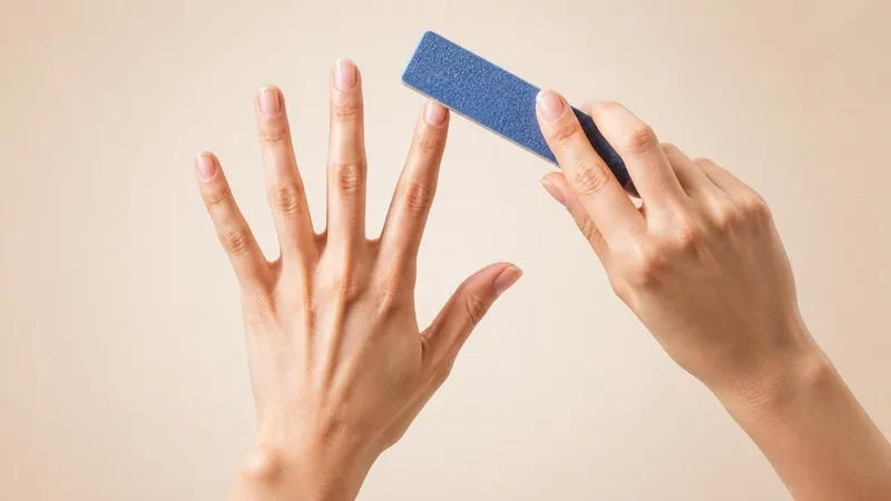 پاک کردن رنگ زردچوبه از ناخن کاشت با بافر نرم