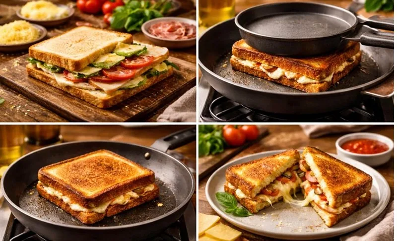 تهیه اسنک خانگی با تابه