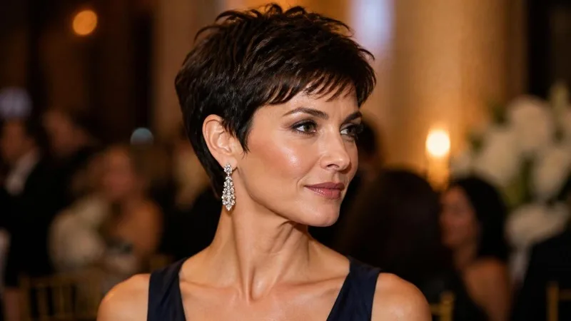 پیکسی تکسچر&zwnj; دار و حجم&zwnj; دار (Textured Voluminous Pixie)