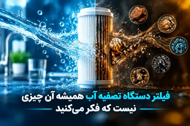 فیلتر دستگاه تصفیه آب همیشه آن چیزی نیست که فکر می کنید