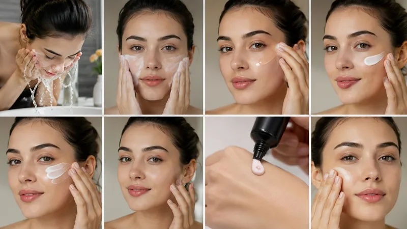 شستشو صحیح صورت، آبرسانی و استفاده از ضد آفتاب پیش از آرایش